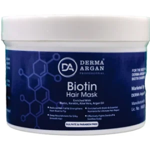 Derma Argan Biotin Hair Mask for Hair Fall Control & Deep Nourishment