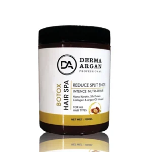Derma Argan Professional Botox Hair Spa - Intense Nutri-Repair for All Hair Types - 1000ml