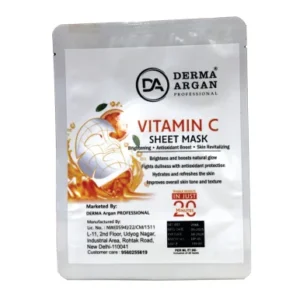 25ml Derma Argan Vitamin C Sheet Mask